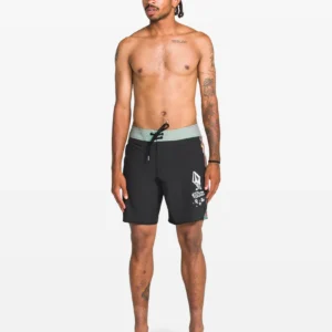 Bañador VOLCOM Hombre Star Shields Fa Mod negro con diamante