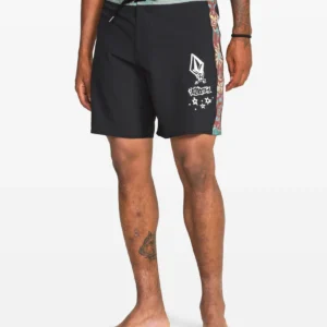 Bañador VOLCOM Hombre Star Shields Fa Mod negro con diamante