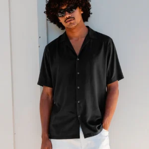 Camisa VOLCOM hombre manda corta lisa single stone