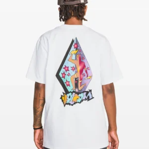 Camiseta VOLCOM hombre manga corta star shields diamante