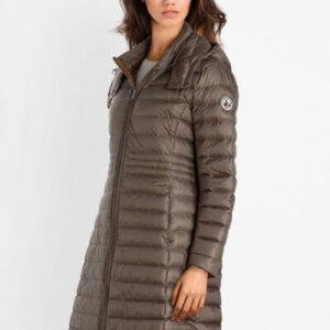 Chaqueta con capucha Jott midi 3/4 de plumas pato Mujer