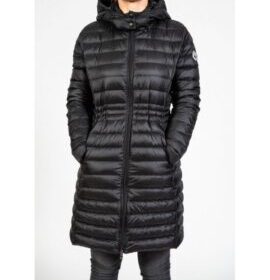 CHAQUETA JOTT VERO con capucha Jott midi 3/4 de plumas pato Mujer negro