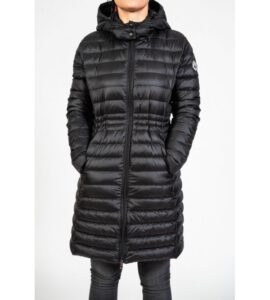 Chaqueta con capucha Jott midi 3/4 de plumas pato Mujer