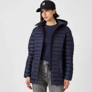 Chaqueta NOUR Jott midi 3/4 de plumas pato Mujer azul marino