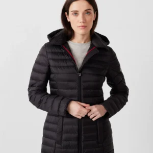 Chaqueta NOUR Jott midi 3/4 de plumas pato Mujer negro