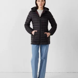 Chaqueta NOUR Jott midi 3/4 de plumas pato Mujer negro