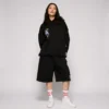 Pantalon GRIMEY corto sport concreat jungle baggy negro
