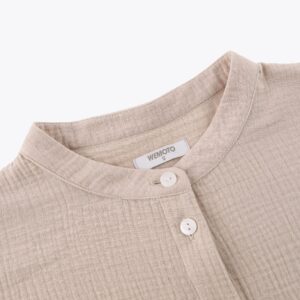 Top WEMOTO de muselina para mujer Polly beige natural