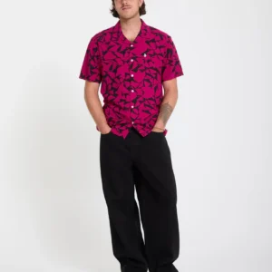 Camisa VOLCOM de hombre fluida y llamativa Boldstone estampada