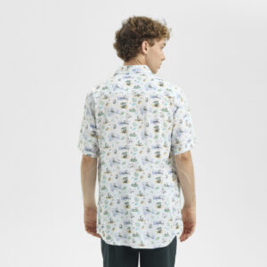 Camisa manga corta PEANUTS-SNOOPY BEACH White estampada