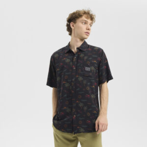 La camisa Topanga de Hydroponic estampada con palmeras californianas