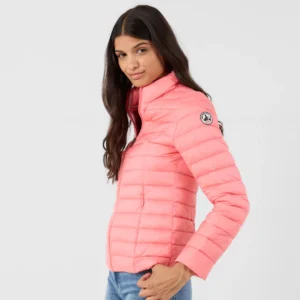 Chaqueta Jott Ligera De Plumon Rojo Carmin