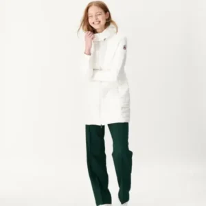 CHAQUETA JOTT VERO con capucha Jott midi 3/4 de plumas pato Mujer blanco