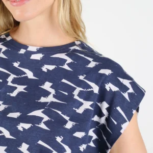 Camiseta top sin mangas WEMOTO FLORINE estampada