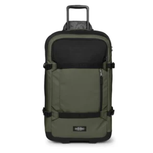 Maleta EASTPAK transit m pro semi rígida con departamentos, muy completa negra y verde