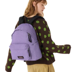 Mochila eastpak ek0a5bg day pak´r con funda portatil y porta botellas lila purpurina