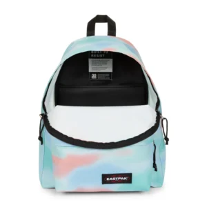 Mochila EASTPAK ek0a5bg day pak´r con funda portatil y porta botellas tie dye purpurina