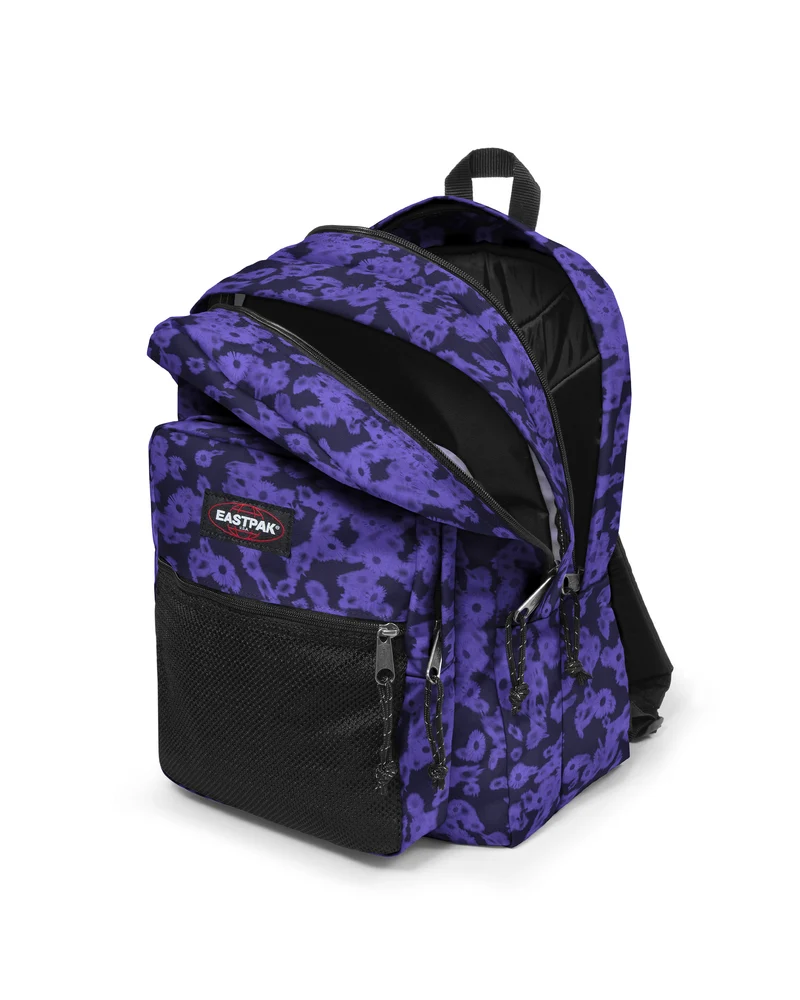 Mochila EASTPAK pinnacle grande y completa de 38 litros estampada violeta