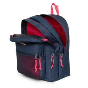 Mochila EASTPAK pinnacle grande y completa de 38 litros azul y rosa