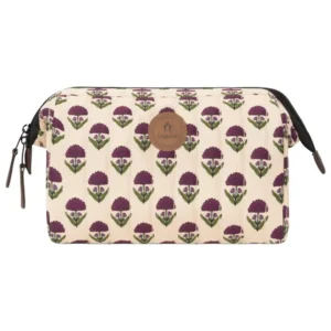 Neceser CABAIA multico cream quilted estampado claro