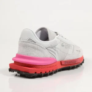 Zapatillas LACOSTE elite active deportivas gris y rosa