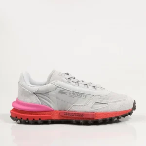 Zapatillas LACOSTE elite active deportivas gris y rosa