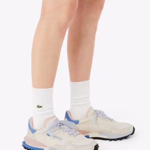 Zapatillas LACOSTE mujer elite active blanco azul y rosa