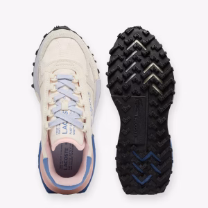 Zapatillas LACOSTE mujer elite active blanco azul y rosa
