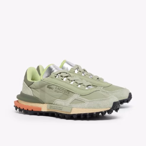 Zapatillas LACOSTE mujer elite active verde plata