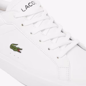 Zapatillas LACOSTE hombre powercourt sneakers blanco cocodrilo