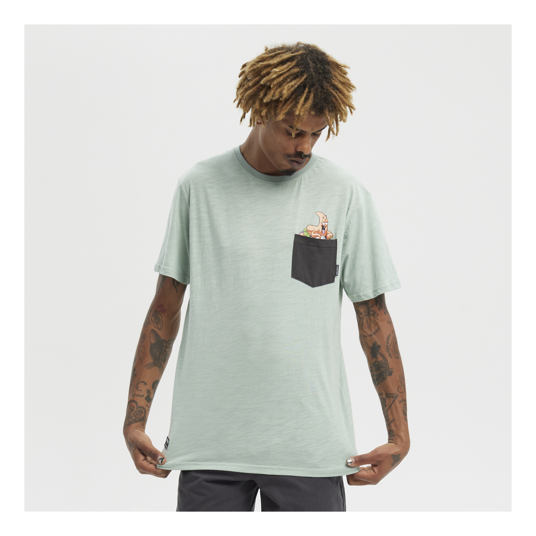 Camiseta HYDROPONIC de manga corta para hombre bob esponja rider