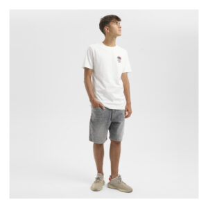 Camiseta HYDROPONIC de manga corta para hombre cabana blanca