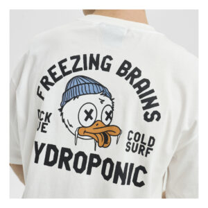 Camiseta HYDROPONIC de manga corta para hombre duck blanca