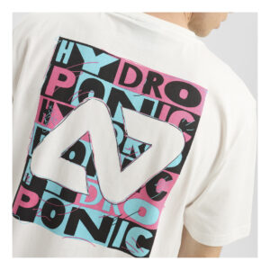 Camiseta HYDROPONIC de manga corta para hombre layout blanca
