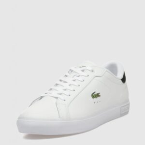 Zapatillas LACOSTE hombre powercourt sneakers blanco cocodrilo