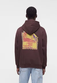 Sudadera VOLVOM Capucha Stone Convoyer Po Berenjena