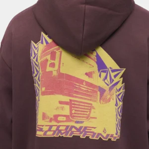 Sudadera VOLVOM Capucha Stone Convoyer Po Berenjena