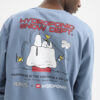 Camiseta HYDROPONIC Manga Larga Peanuts Ski Lift Slate Azul Claro