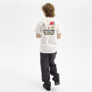 Camiseta HYDROPONIC Peanuts Campfire Blanco Dibujo Snoopy