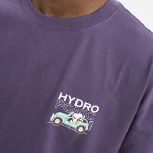 Camiseta HYDROPONIC manga corta peanuts roadster dark violeta