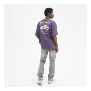 Camiseta HYDROPONIC manga corta peanuts roadster dark violeta