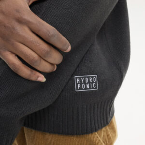Jersey hydroponic Punto Omega Charcoal Gris Oscuro