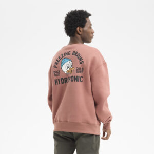 Sudadera Hydroponic Sin Capucha Duck Terracota