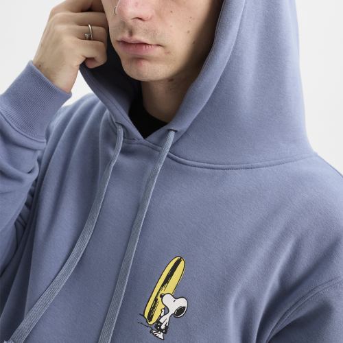 Sudadera HYDROPONIC Capucha Peanuts No Dogs Slate Azul Claro