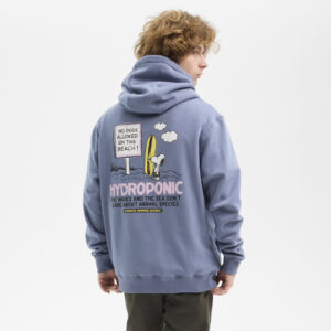 Sudadera HYDROPONIC Capucha Peanuts No Dogs Slate Azul Claro