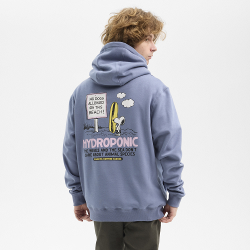 Sudadera HYDROPONIC Capucha Peanuts No Dogs Slate Azul Claro
