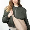 Bolso BARTS de piel Sheona Crossbody Bag Beige