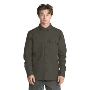 Camisa VOLCOM de manga larga Stockholm verde khaki