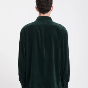 Camisa VOLCOM De Pana Fostered ii Cord Verde Oscuro