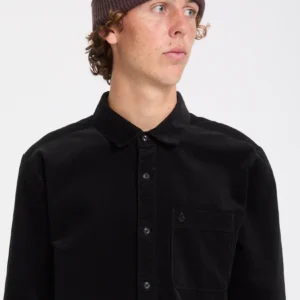 Camisa VOLCOM Hombre Zander Corduroy Black Combo
